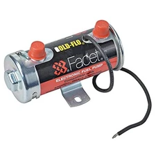 Facet 476087N, Facet Cylindrical 12 volt Fuel Pump, 1/8 NPT, 4-5.5 psi Maximum 