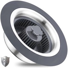 WSYLEN 3 in 1 Kitchen Sink Drain Strainer and 4.2 x x 1.4 inches, Silver