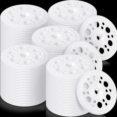 #ad 500 Pcs 1.77 Inch 45 mm Plastic Washers Washers for Fixing and Supporting $23.99