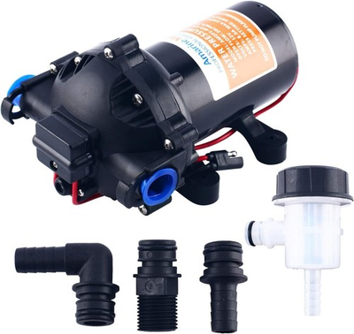 #ad 12V 60 PSI 5.5 GPM Water Pressure Diaphragm Pump Self Priming Pump for Boat RV $79.99