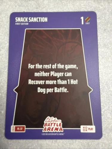 2026 Bo Jackson Battle Arena Snack Sanction PL-37