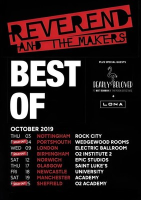 Reverend & The Makers UK Tour 2019 A3 A4 Print Poster Album Unframed