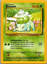 Pokémon Bisasam 44/102 Base Set 1995 Deutsch
