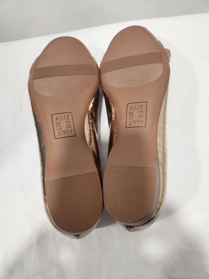 Naturalizer Zapatos Planos Metálicos TALLA 9 M Foto 4 de 4