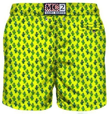 MC2 Saint Barth Lighting CACTUS MINT GXL -20%SALE Costume giallo Badeshorts NEU