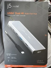 j5create USB4 Dual 4K Multi-Port Hub 5-in-1 Thunderbolt - JCD401