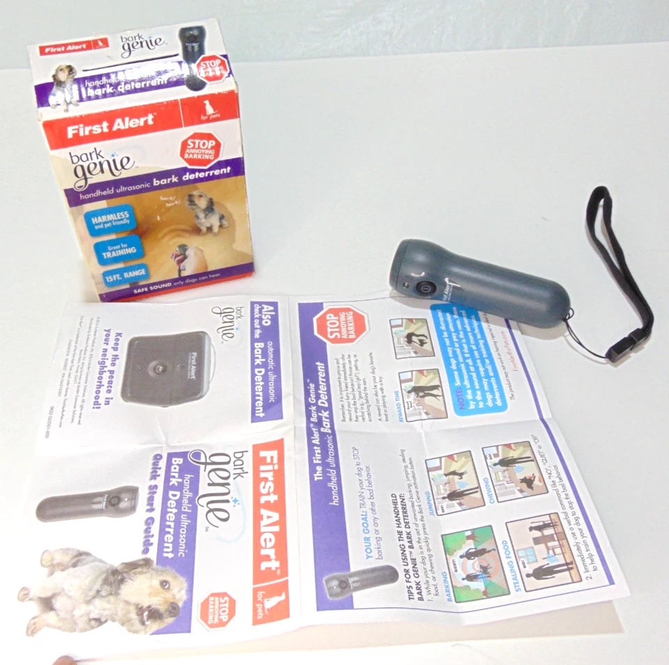 First Alert Bark Genie Handheld for Pet Animal Dog Bark Control Device box incl - Image 2 of 4