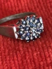 Sterling Silver Ring with Purple Stone Vintage