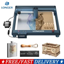 Longer B1 40W Laser Engraver Machine with Auto Air Assist Area 17.72"x17.32" US