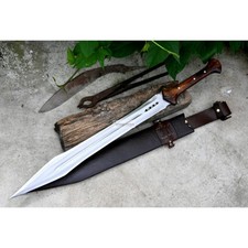 Custom Handmade Carbon Steel Blade Roman Gladius Sword Hunting Sword Camping