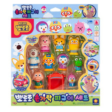Pororo Friends Finger Figure 10 Character Baby Kids Toys Set Korean Animation