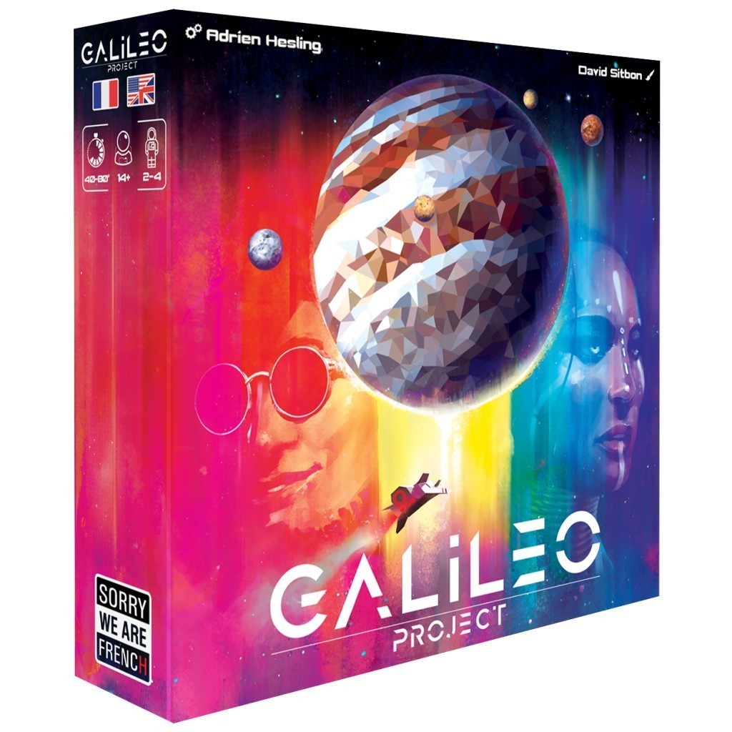 Galileo Project jeu de société de stratégie spatiale et d'astronomie pour adultes