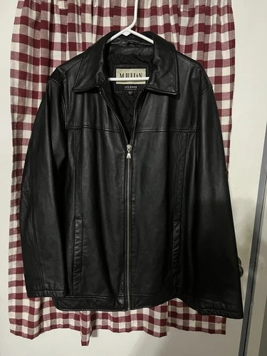 Vintage M Julian Wilsons Leather Coat Jacket Size L - product listing photo