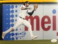 Matt Vierling Signed 8x10 Detroit Tigers Fielding Photo JSA Certified