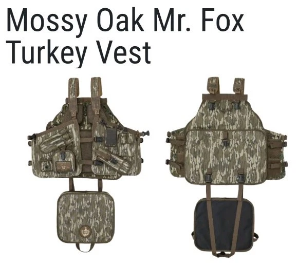 Mossy Oak Mr Fox Turkey Vest Extended Edition - Unnumbered - New - Image 4 of 4
