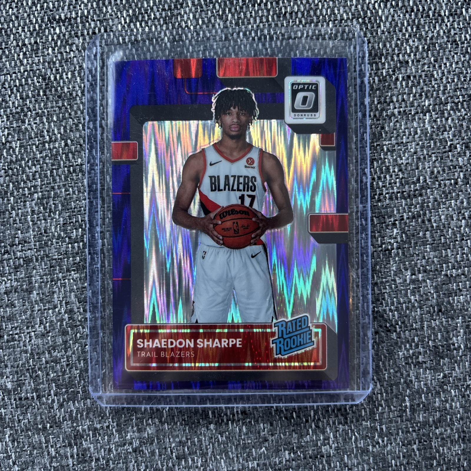 2022-23 Donruss Optic Purple Shock SHAEDON SHARPE RC #249