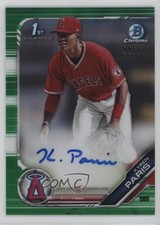 2019 Bowman Draft Chrome Pick Green Refractor 99/99 Kyren Paris Auto 0i6p