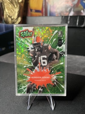 Wild Card Splat 2025 Quinshon Judkins Rookie #SBLIM02-QJ Serial #2/6 Football
