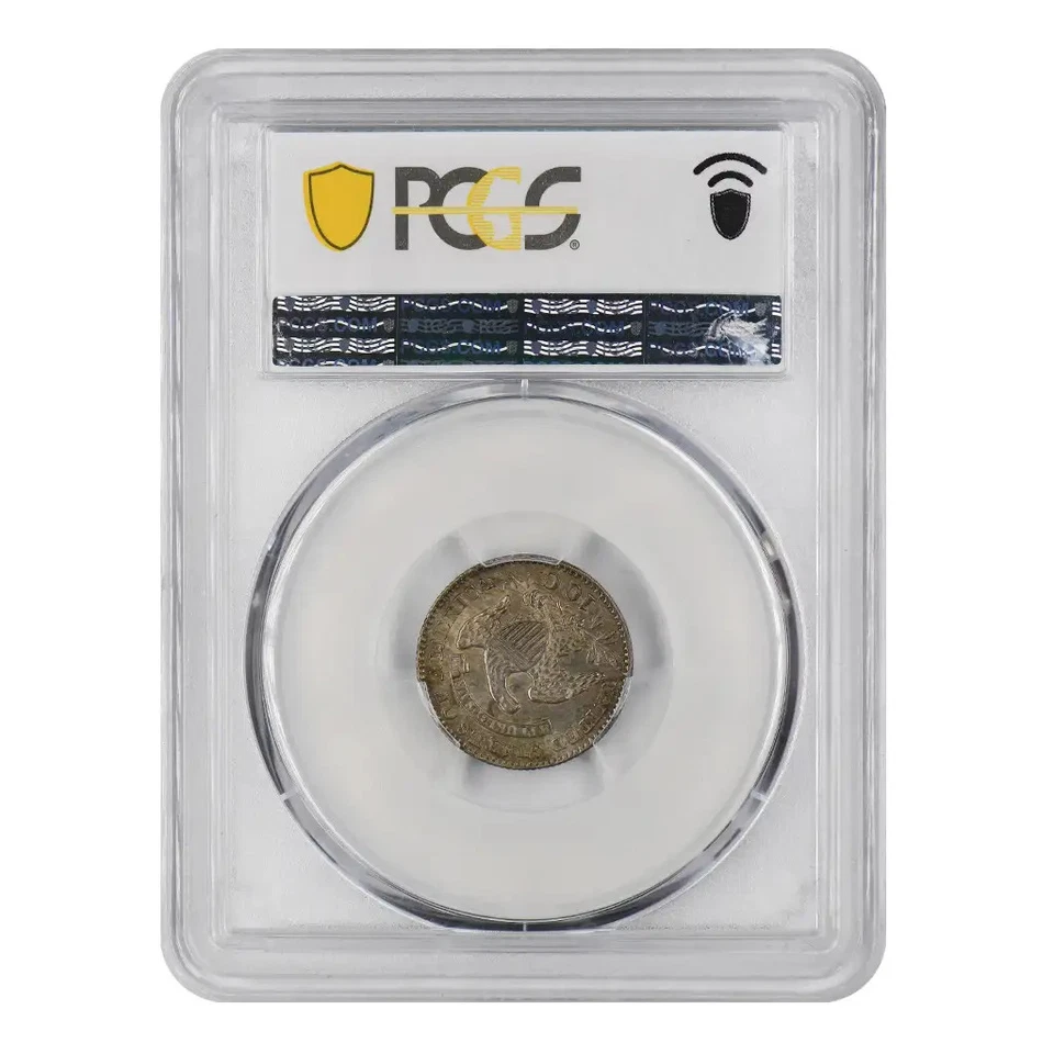 1828 Capped Bust Dime PCGS AU-55 Small Date - Image 4 of 4