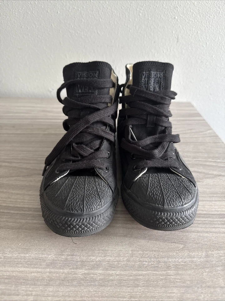 Vision Street Wear Retro Shoes High Top Black Duane Peter’s Men’s Sz 6 Sneakers - Image 3 of 4