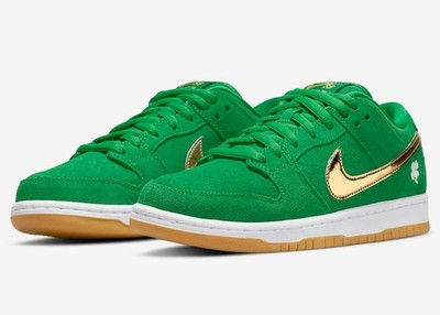 Nike SB Dunk Low Pro  St. Patrick s Day  BQ6817-303 Men´s Size EU-41 US-8 UK-7