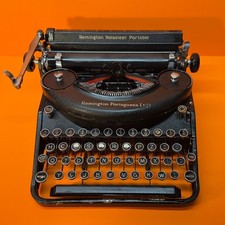 Vintage typewriter  Remington Noiseless / Remington Portuguesa thumbnail