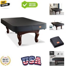 Heavy Duty Leatherette Billiard Pool Table Cover, Waterproof Tearproof Cove...