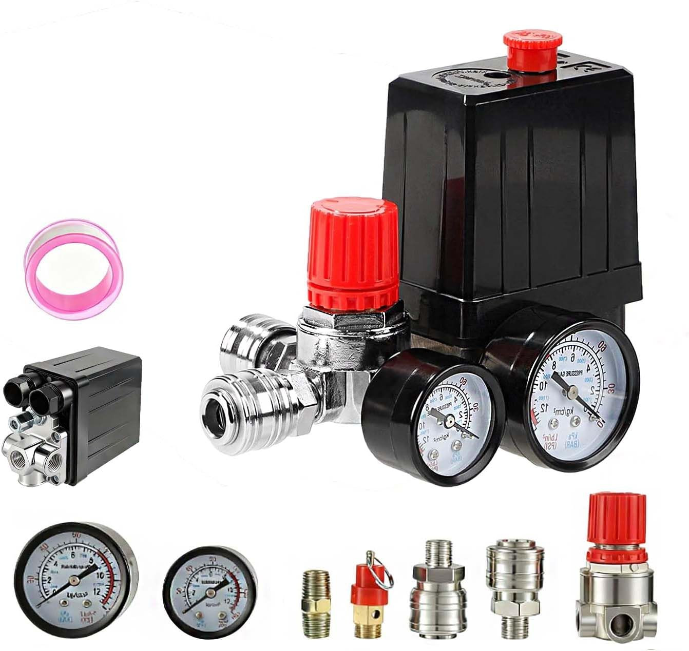 Regolatore di Pressione per Compressore 220V | Interruttore Automatico
