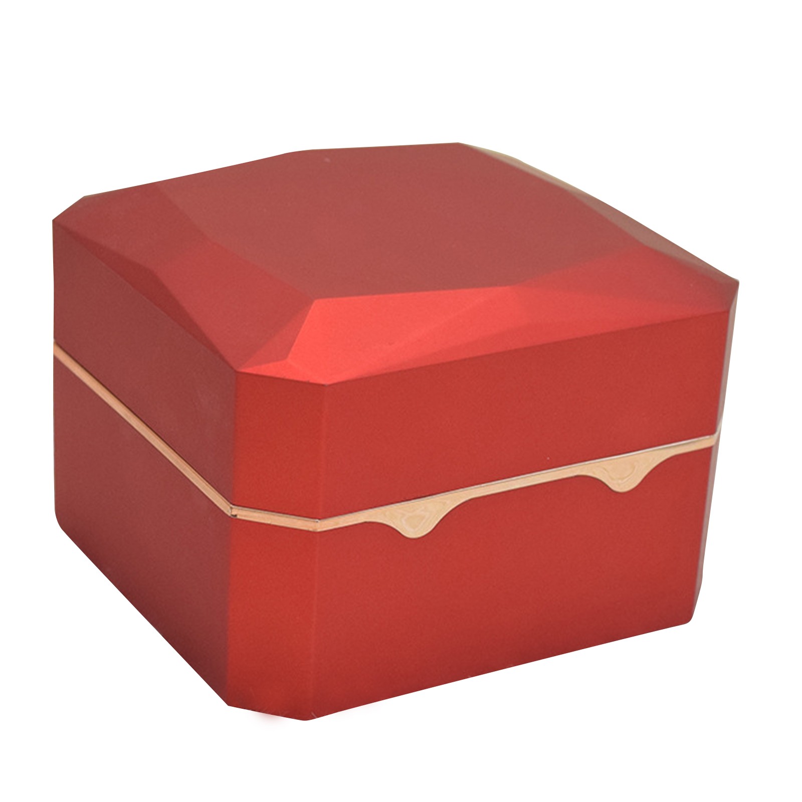 Light Watch Case Antidust Display Storage Holder Luxury Jewelry Gift Box aa