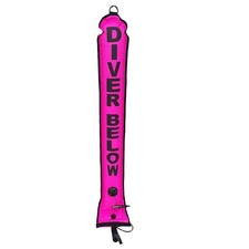 4 Feet High Visibility Scuba Divers Sausage SMB Surface Marker Buoy 120cm 18cm
