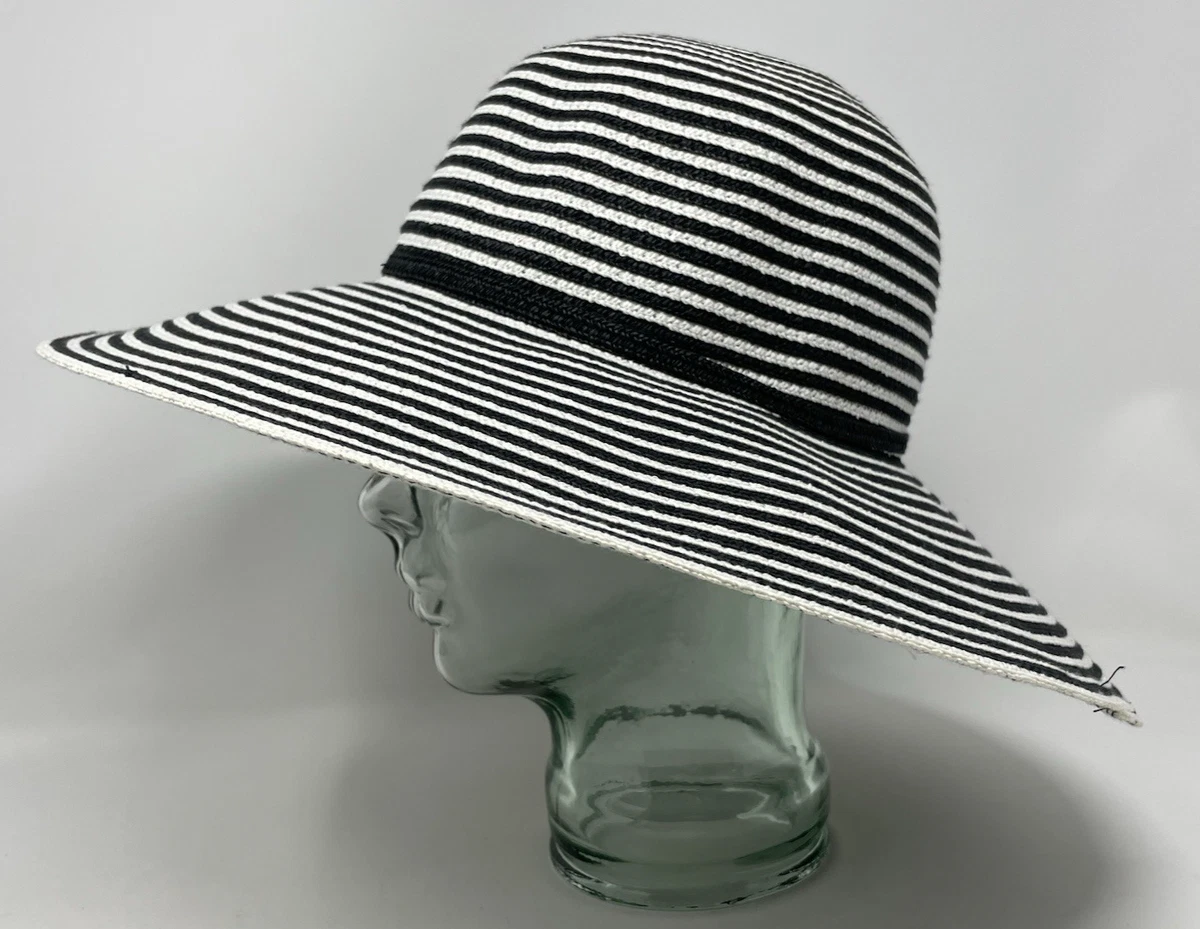 Betmar New York NWT Wired Hat Polka Dot Sun Gardening Outdoors Preppy Beach Red and White Polka Dot Womens Beach Sun Hat UV UPF50 Travel  main image 2