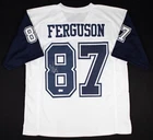 Jake Ferguson Signed Dallas Cowboys Custom Football Jersey