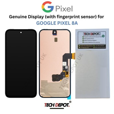 Original Original Google Pixel 8a LCD Bildschirm Ersatz - UK Ware