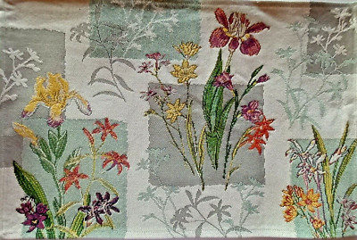 Sander Flowery Patch Fb. 40 Tischset 32x48 cm Gobelin Blumen Frühling Sommer