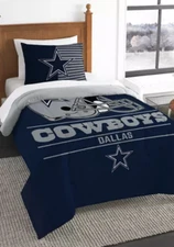 Northwest NFL Dallas Cowboys Draft Comforter Set, Full/Queen