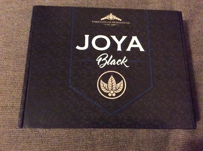 JOYA BLACK  Wood Cigar Box made by FABRICA JOYA DE NICARAGUA.
