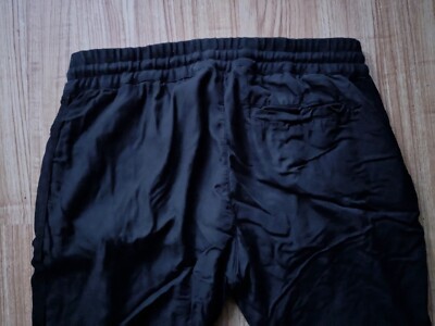 HAIDER ACKERMANN Sweatpants Joggers Black Women XL Cuff Designer