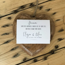Wedding Tissues. Personalised Wedding Favours. Custom Favour Idea. Happy Tears