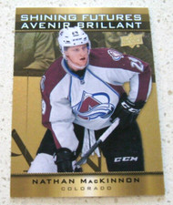 Nathan MacKinnon 2015-16 Tim Hortons #SF-5 SHINING FUTURES hockey card AVALANCHE