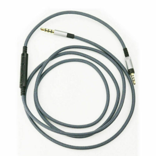 120/150cm Cable with Mic Volume Control Cord for Sennheiser Momentum headphone - Picture 1 of 6