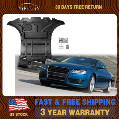 2Pcs Front Engine Motor Splash Guard For Audi A5 S5 2009-17 Engine Shield Board