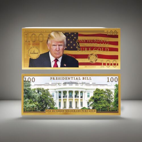 🔥🔥 OFFIZIELLE TRUMP 24K GOLD AURUM® NOTE & TIME PERSON DES JAHRES 🔥🔥 - Bild 2 von 5