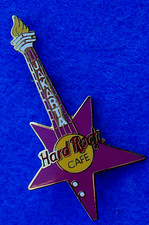 JAKARTA INDONESIA MONAS TOWER PURPLE STAR GUITAR Hard Rock Cafe PIN