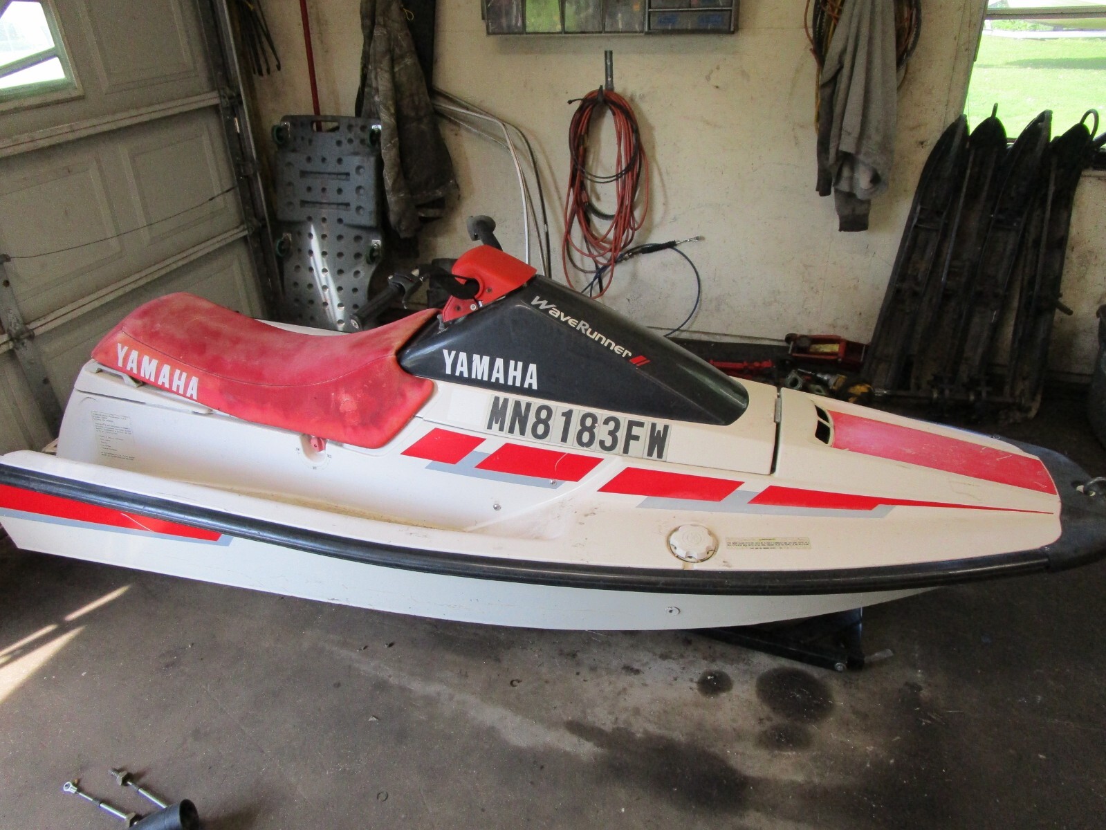 90 Yamaha Waverunner Jet Ski Fuel Filler Neck Cap & Hose WR500D Jetski