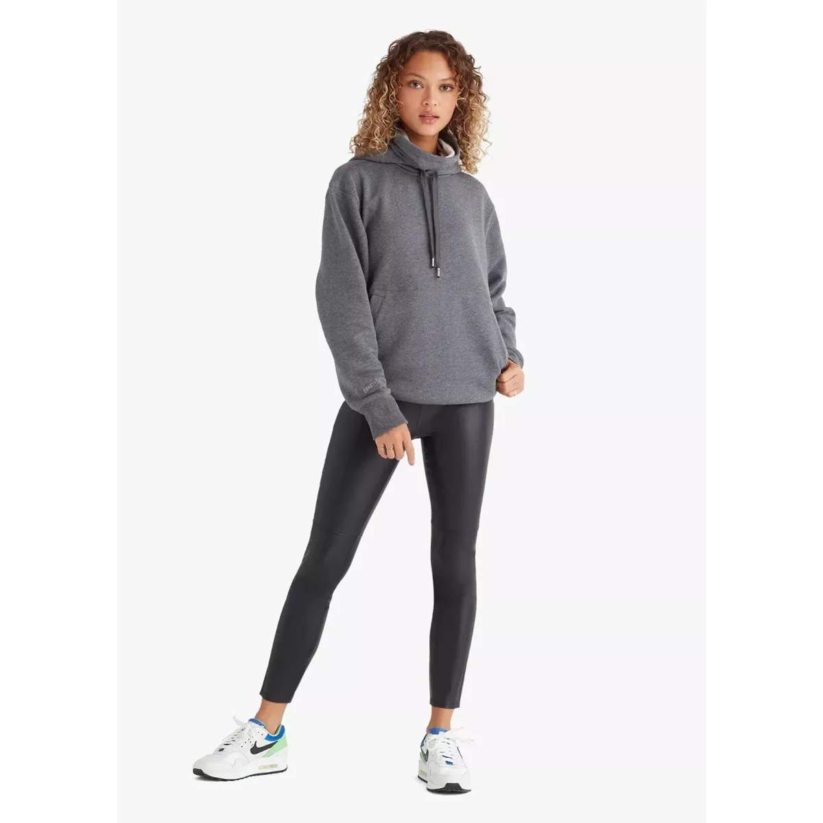 Favorite Daughter Grey Mask Hoodie Sweatshirt S