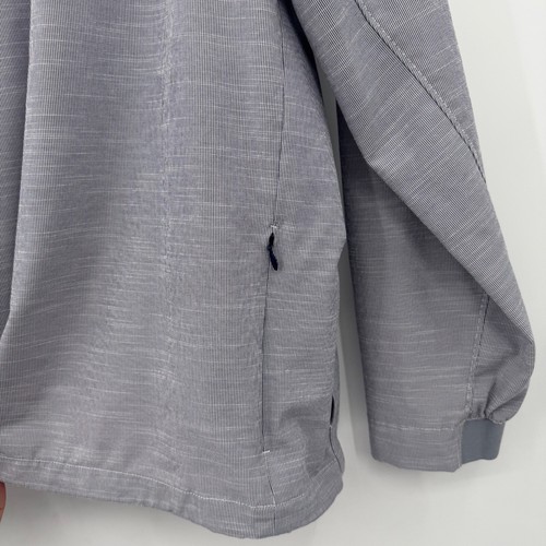 Chaqueta Travis Mathew Hombre XL Blanco Gris Rayas Cremallera Completa Ligera Cintura Ajustada - Imagen 10 de 17