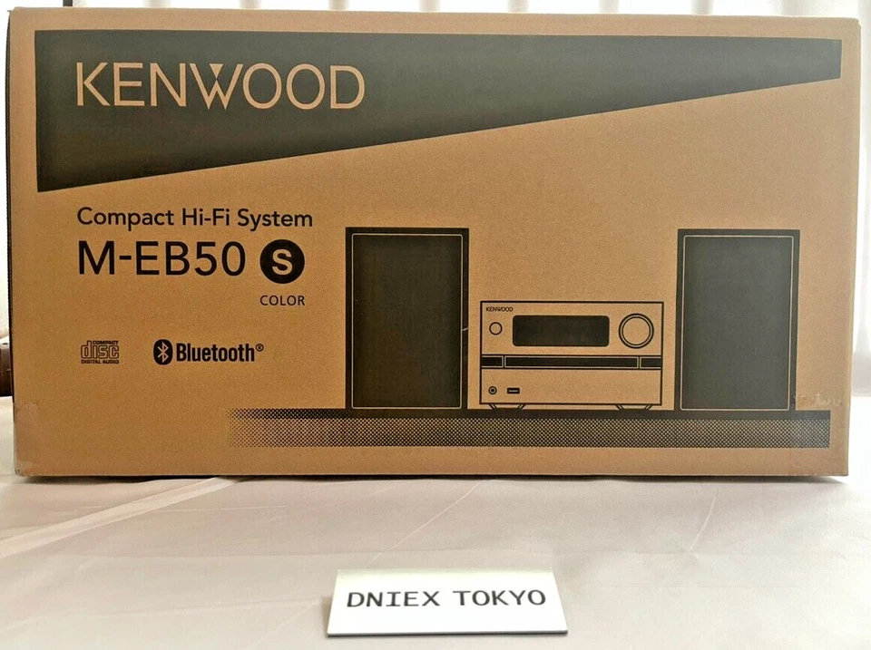 JVC Kenwood M-EB50-S Compact Hi-Fi System Silver CD Player Bluetooth AC 100V New - Image 4 of 4