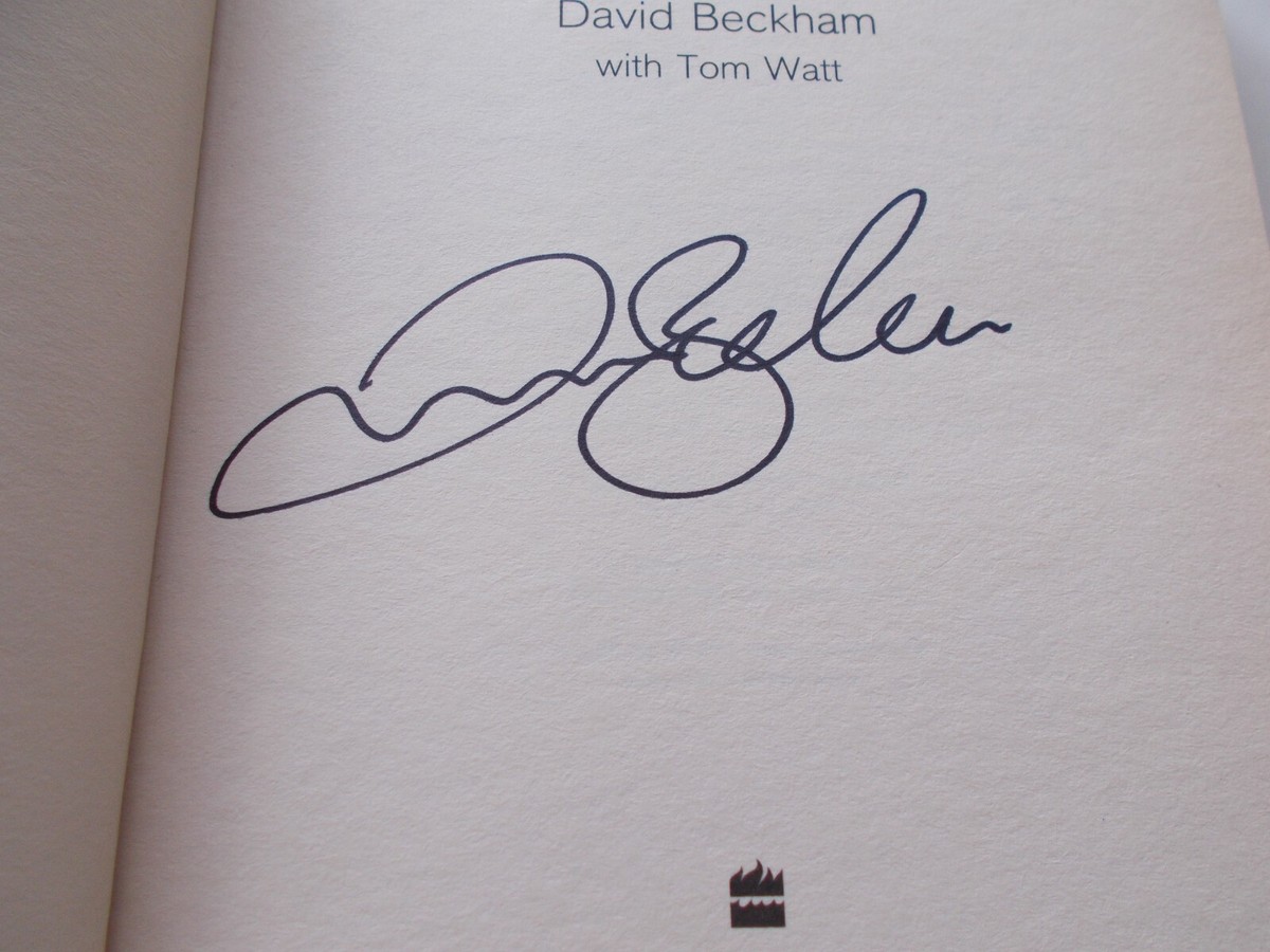 David Beckham SIGNED David Beckham SIGNED