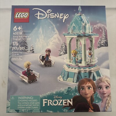 LEGO 43218 Disney Princess: Anna and Elsa's Magical Carousel. Frozen Brand New