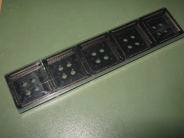 5 Stück - IC-Fassung PLCC-84 - Kontakte vergoldet  Socket 84-polig Sockel 84-pin - Bild 4 von 4